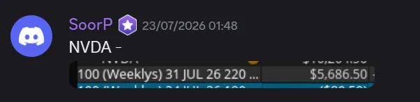 StockHours member sharing a profit screenshot in the community