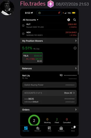 StockHours member sharing a profit screenshot in the community